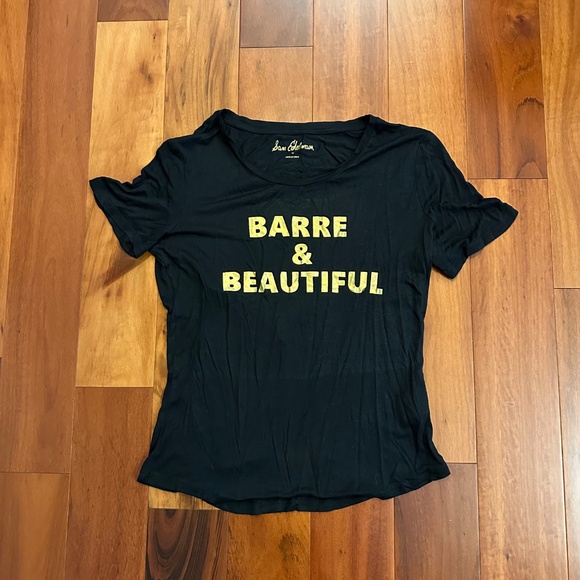 Sam Edelman BARR & BEAUTIFUL Black Short Sleeve Shirt Open Back Size Medium NEW - Picture 2 of 11